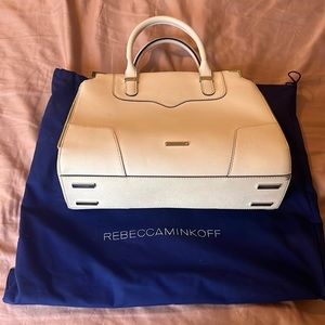 Perfect for summer! Cream Rebecca Minkoff handbag